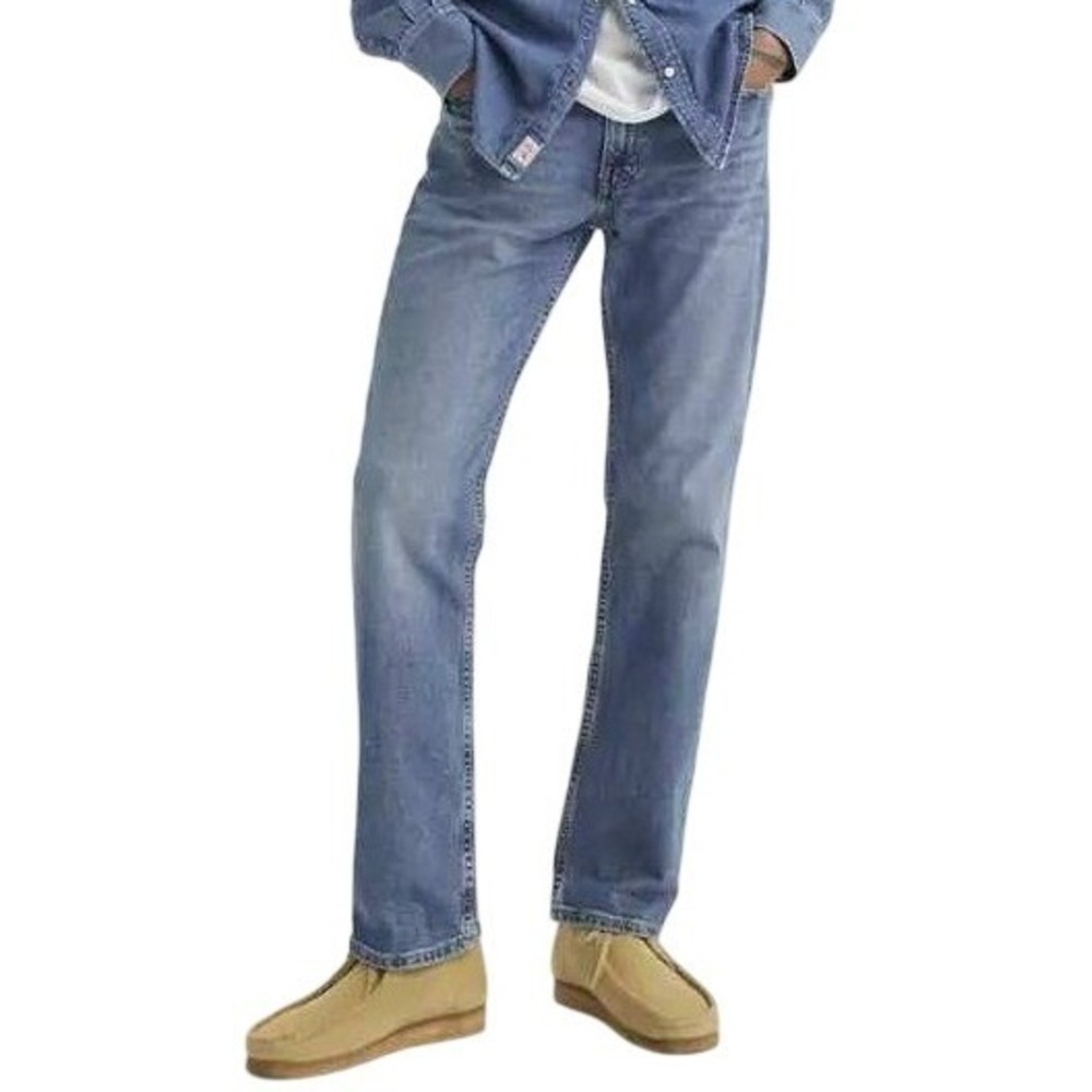 Levis 514 Medium Wash Blue Straight Fit Denim Jeans Men's W32 L32